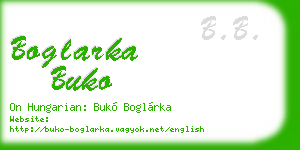 boglarka buko business card